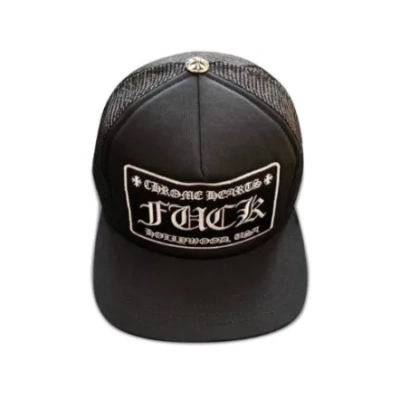 Chrome Hearts Men's Black Hat 01