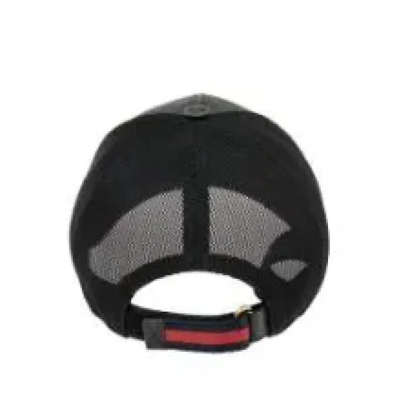 Gucci Black Kingsnake Print GG Supreme Leather Baseball Cap