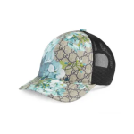 Gucci GG/MESH BASEBALL HAT IN BLUE
