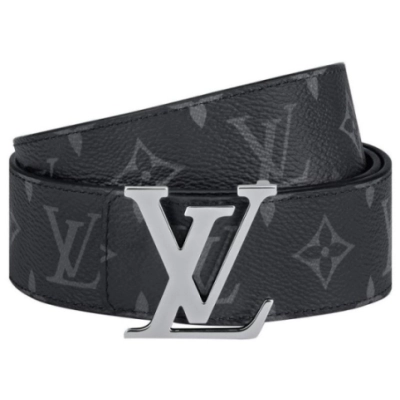 LOUIS VUITTON Belt Initiales Damier Graphite 01