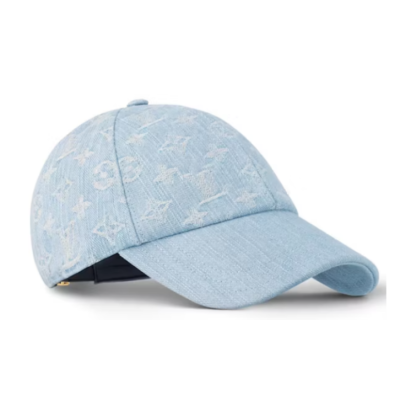 LOUIS VUITTON Monogram Denim cap 01