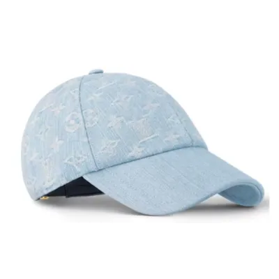 LOUIS VUITTON Monogram Denim cap 01