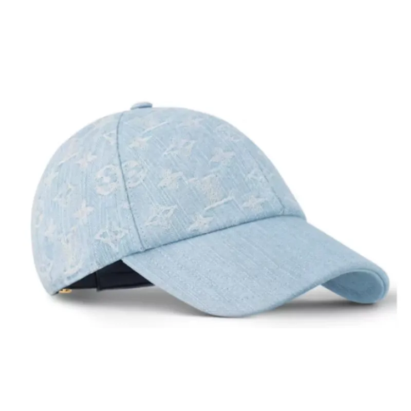 LOUIS VUITTON Monogram Denim cap