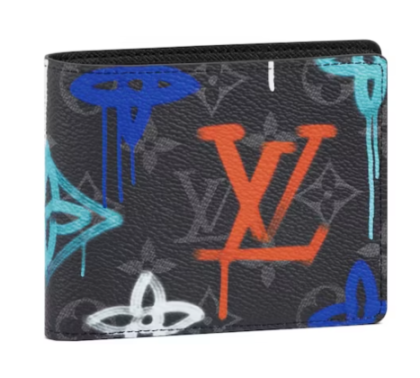 LOUIS VUITTON Multiple Wallet LV Graffiti Multicolor