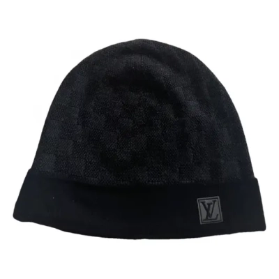 LOUIS VUITTON Wool hat Black 01