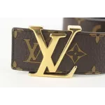 LOUIS VUITTON x Supreme LV x Supreme Brown Monogram LV Initials Belt