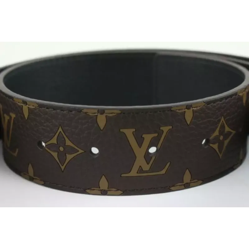 LOUIS VUITTON x Supreme LV x Supreme Brown Monogram LV Initials Belt