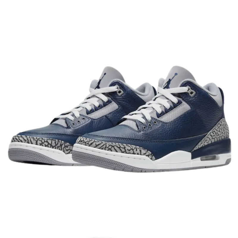 pk god batch air jordan 3 retro georgetown (2021)