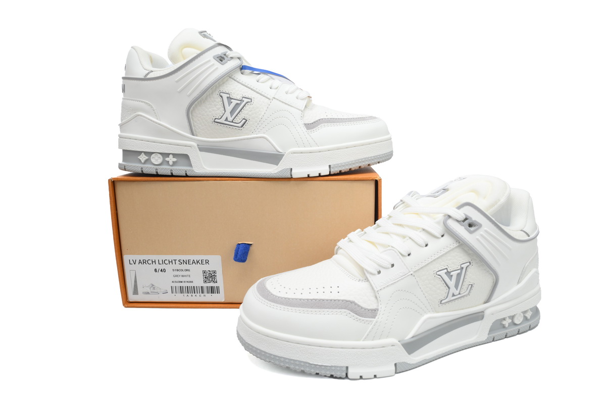 PK God Batch LOUIS VUITTON Trainer White cement