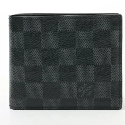 LOUIS VUITTON Damier Graphite Portefeuille Marco NM Wallet 01