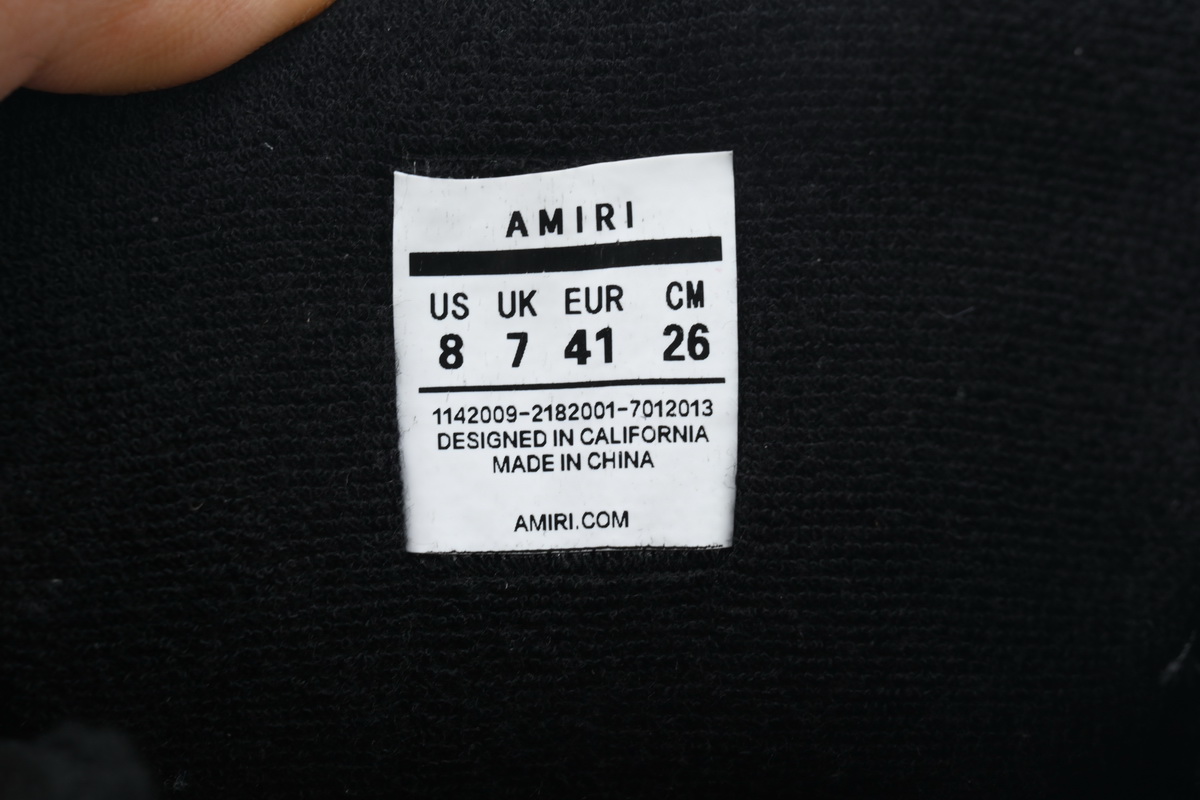 PK God Batch AMIRI Black and White