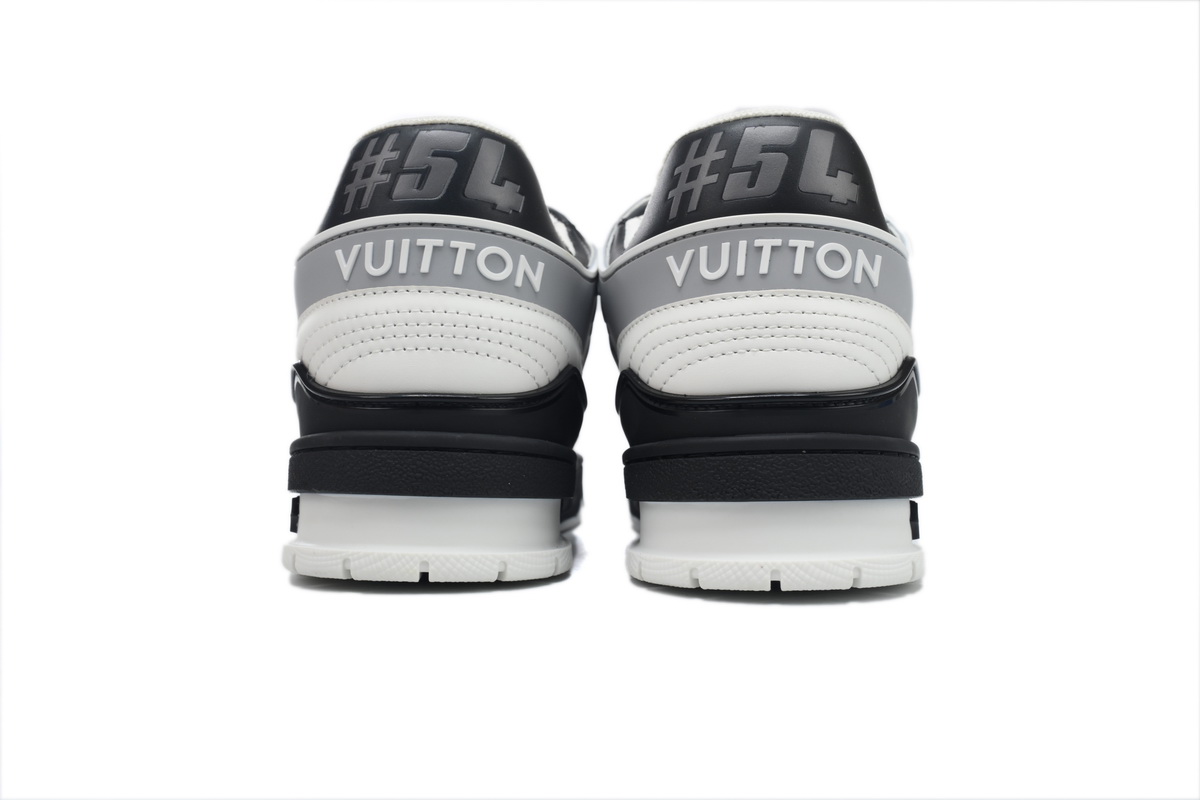 PK God Batch LOUIS VUITTON Trainer Black and gray