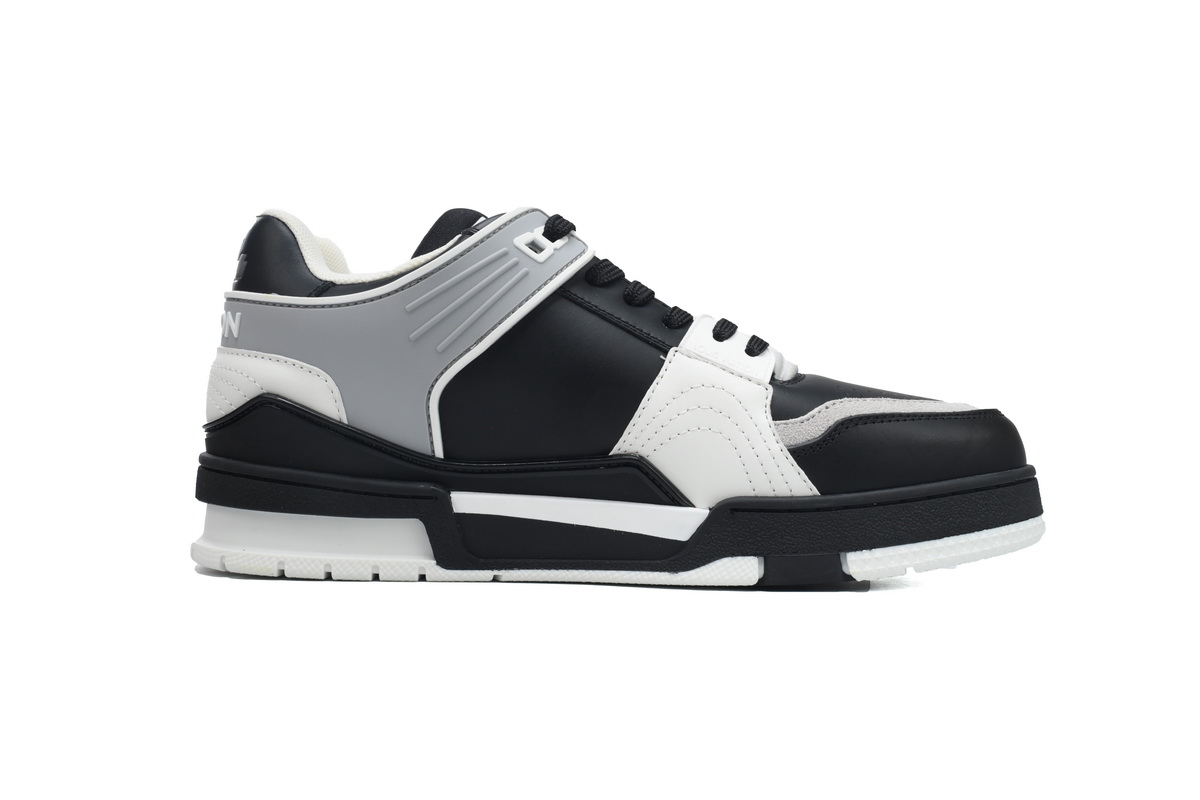 PK God Batch LOUIS VUITTON Trainer Black and gray