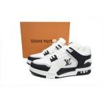 PK God Batch LOUIS VUITTON Trainer Black and White