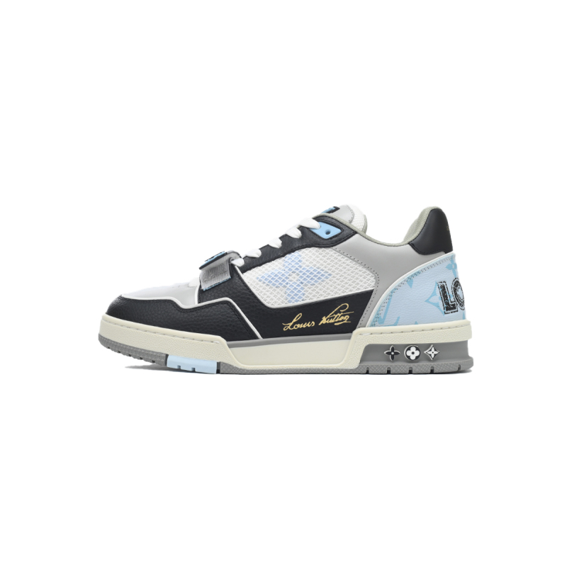 PK God Batch LOUIS VUITTON Trainer Black Blue
