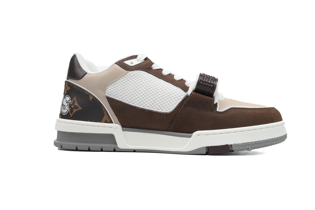 PK God Batch LOUIS VUITTON Trainer Coffee