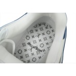 PK God Batch LOUIS VUITTON Trainer White and blue denim