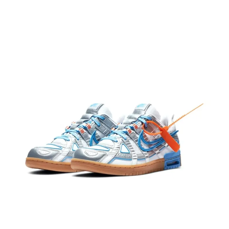 pk god batch nike x off-white air rubber dunk "university blue" sneakers