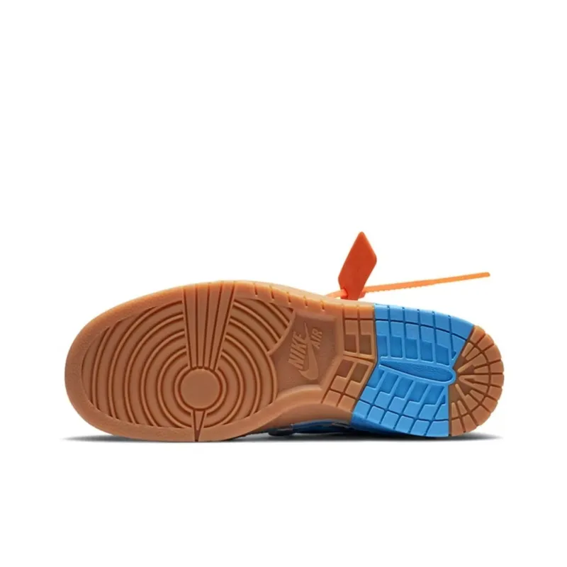 pk god batch nike x off-white air rubber dunk "university blue" sneakers