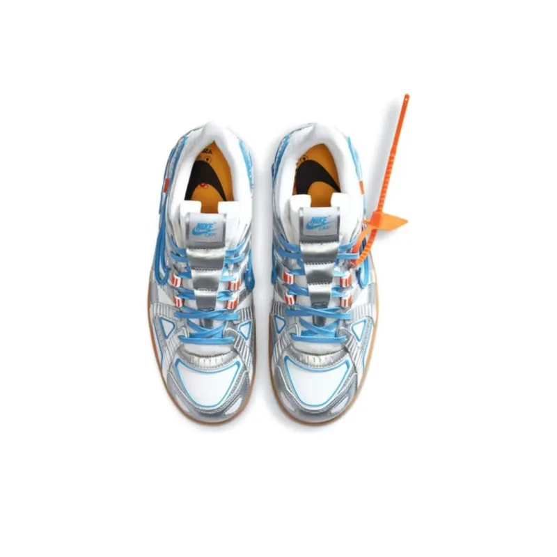 pk god batch nike x off-white air rubber dunk "university blue" sneakers