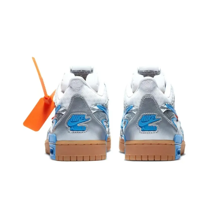 pk god batch nike x off-white air rubber dunk "university blue" sneakers