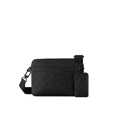 LOUIS VUITTON Duo Messenger Black 02
