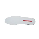 PK God Batch Prada White plaid platform shoes