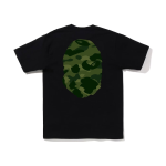 BAPE Color Camo Big Ape Head Tee Black Green