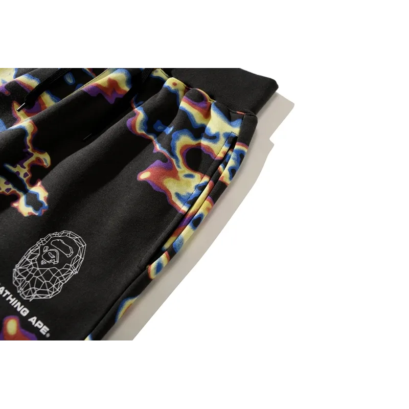 bape honeycomb transform camo dandy upstart casual pants
