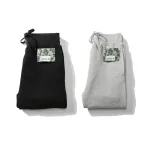 BAPE letter print solid color sports trousers