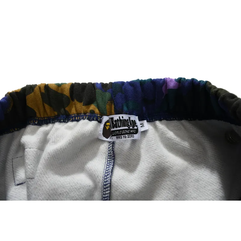 bape shark head star camouflage trousers