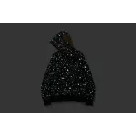 BAPE Space Camo Shark WGM Full-Zip Hoodie Black 