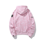 BAPE x Inter Miami CF Camo Pullover Hoodie Pink & Black & White