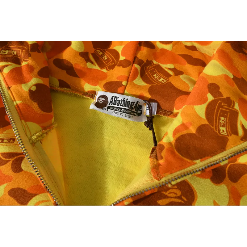 bape x pubg joint model playerunknown's battlegrounds orange