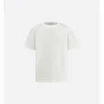 Dior Oblique Relaxed-Fit T-Shirt Off-White Terry Cotton Jacquard