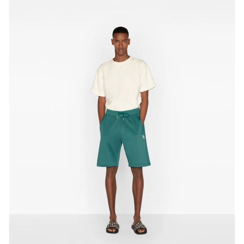Dior Oblique Relaxed-Fit T-Shirt Off-White Terry Cotton Jacquard