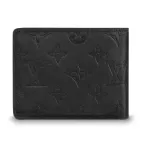 LOUIS VUITTON Multiple Wallet Monogram Shadow Black