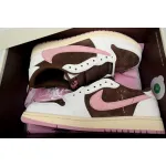 PK God Batch Air Jordan 1 Low Travis Scott Dark Pony Pink DZ4137-206