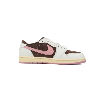 PK God Batch Air Jordan 1 Low Travis Scott Dark Pony Pink DZ4137-206 02