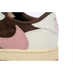PK God Batch Air Jordan 1 Low Travis Scott Dark Pony Pink DZ4137-206