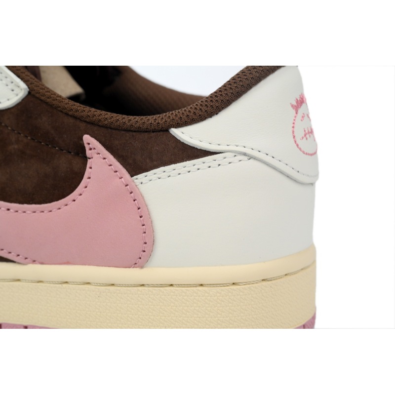 PK God Batch Air Jordan 1 Low Travis Scott Dark Pony Pink DZ4137-206