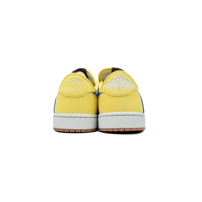PK God Batch Air Jordan 1 Retro Low OG SP Travis Scott Canary DZ4137-700