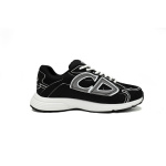 PK God Batch Dior Light Grey 'B30' Sneakers Black Coffee Color 3SN279ZND-H969