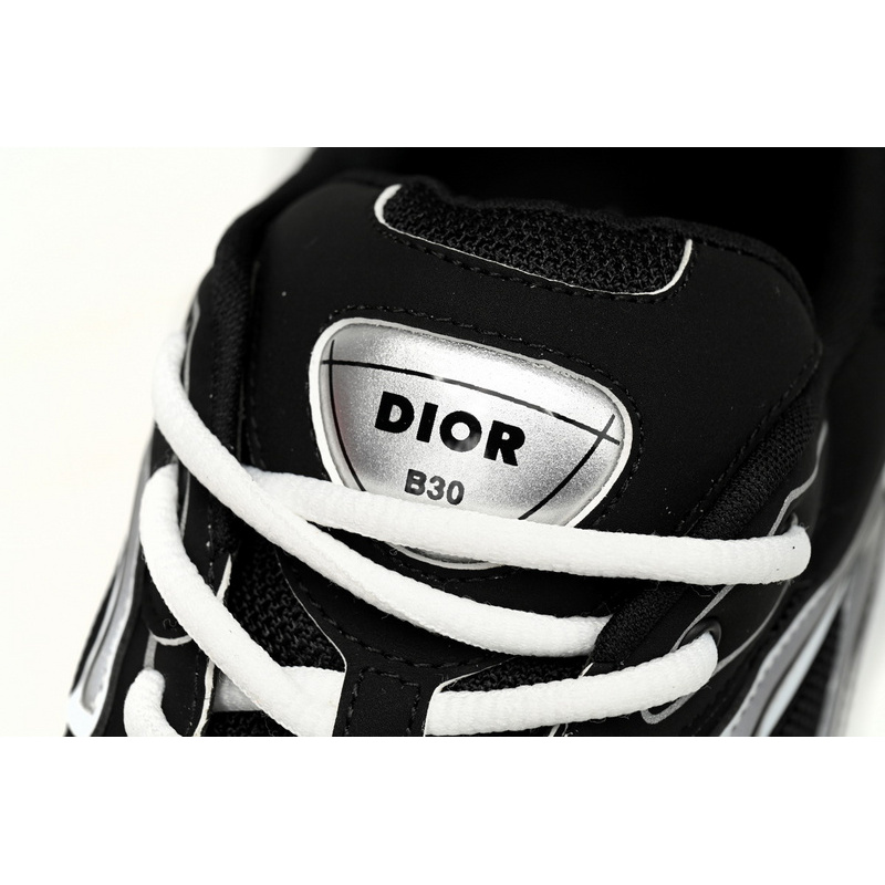 PK God Batch Dior Light Grey 'B30' Sneakers Black Coffee Color 3SN279ZND-H969