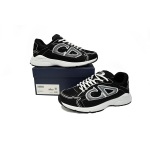 PK God Batch Dior Light Grey 'B30' Sneakers Black Coffee Color 3SN279ZND-H969