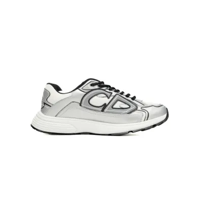 PK God Batch Dior Light Grey 'B30' Sneakers Black Silver 3SN279 ZMA1 6141 02