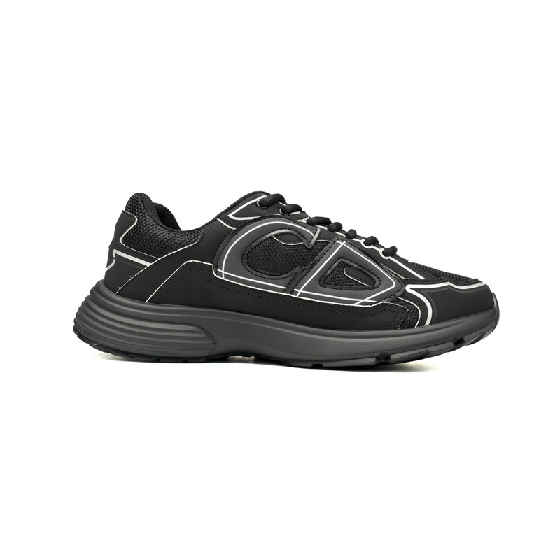 PK God Batch Dior Light Grey 'B30' Sneakers New Reflective 3SN27ZIR-16536