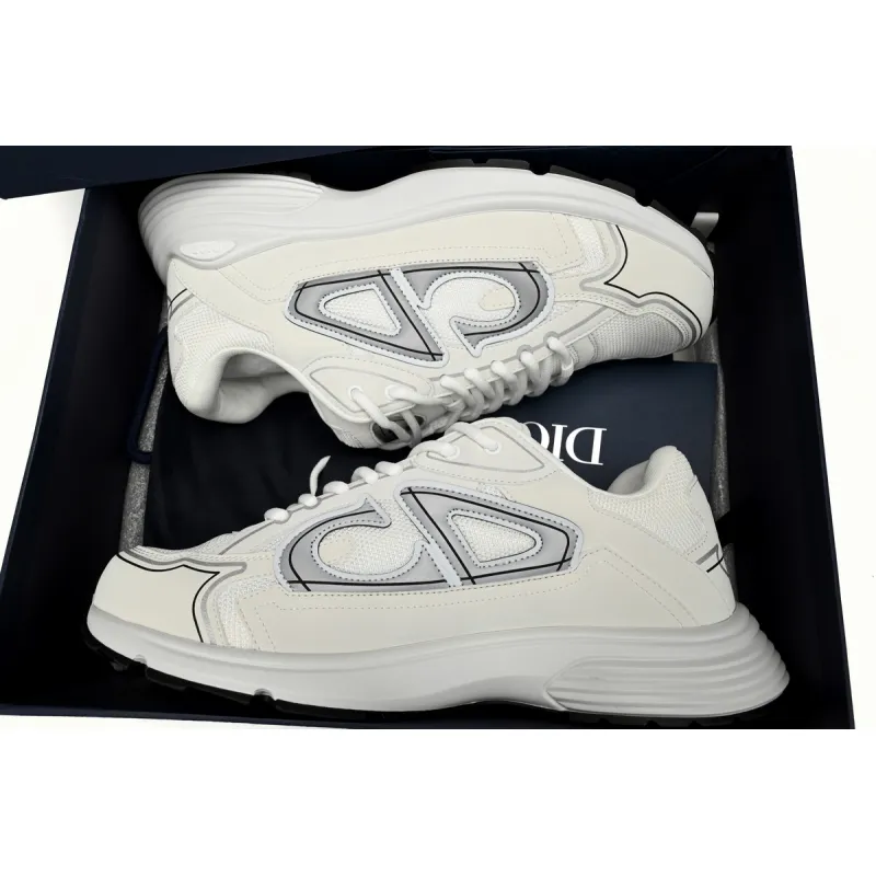 PK God Batch Dior Light Grey 'B30' Sneakers White 3SN279ZND-H000