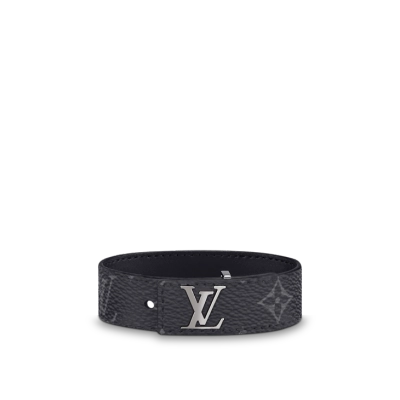Louis Vuitton LV Slim Bracelet Monogram Eclipse Black 02
