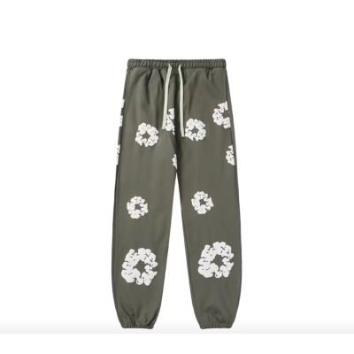 Denim Tears The Cotton Wreath Sweatpants Dark Gray 01